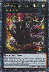 Number 106: Giant Hand - RA04-EN066 - Quarter Century Secret Rare - 1st Edition